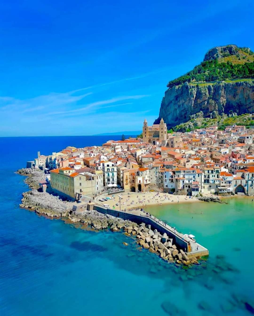 Amuni - Exclusive Suite In Centro A Cefalu Vista Mare Exterior foto